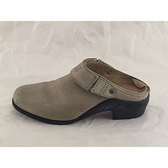 Ariat Mule Shoes Women Sz 6M Genuine Leather Upper Block‎ Heel Everyday Western - Picture 1 of 7